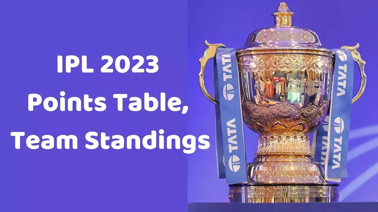 IPL 2023 Points Table: आईपीएल 2023 की ताजा अंक तालिका, टीम स्टैंडिंग, आईपीएल टीम रैंकिंग